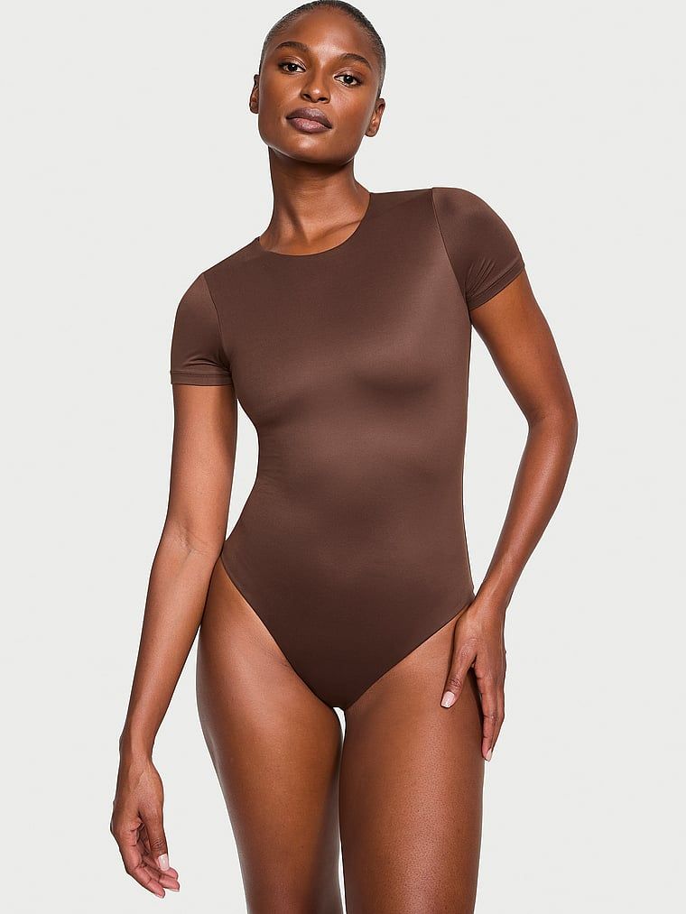 Victoria's Secret Body z krótkimi rękawami Feathersoft