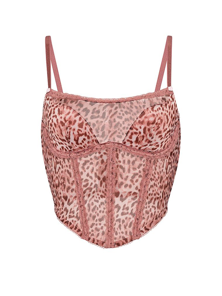 Top gorsetowy Sweet Leopard. Produkt jest wzorzysty i pochodzi z kolekcji Dream Angels. 