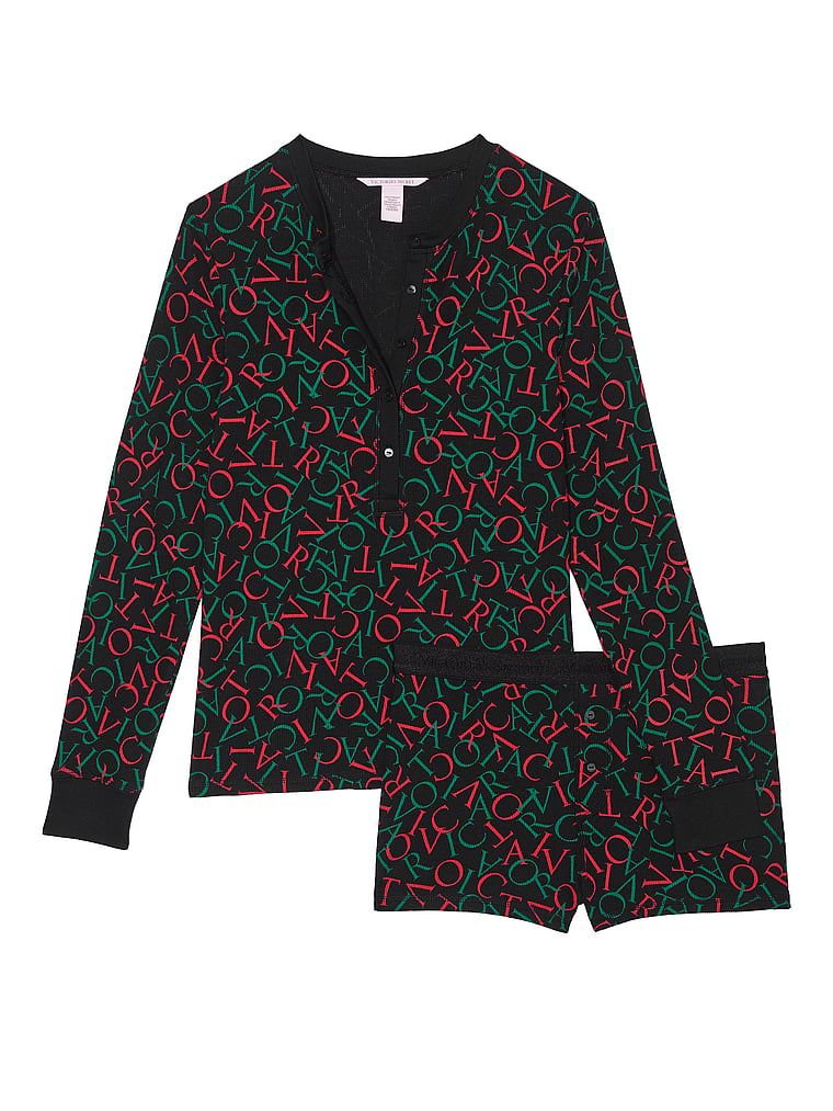 Ciepła piżama z szortami Thermal Short Pajama