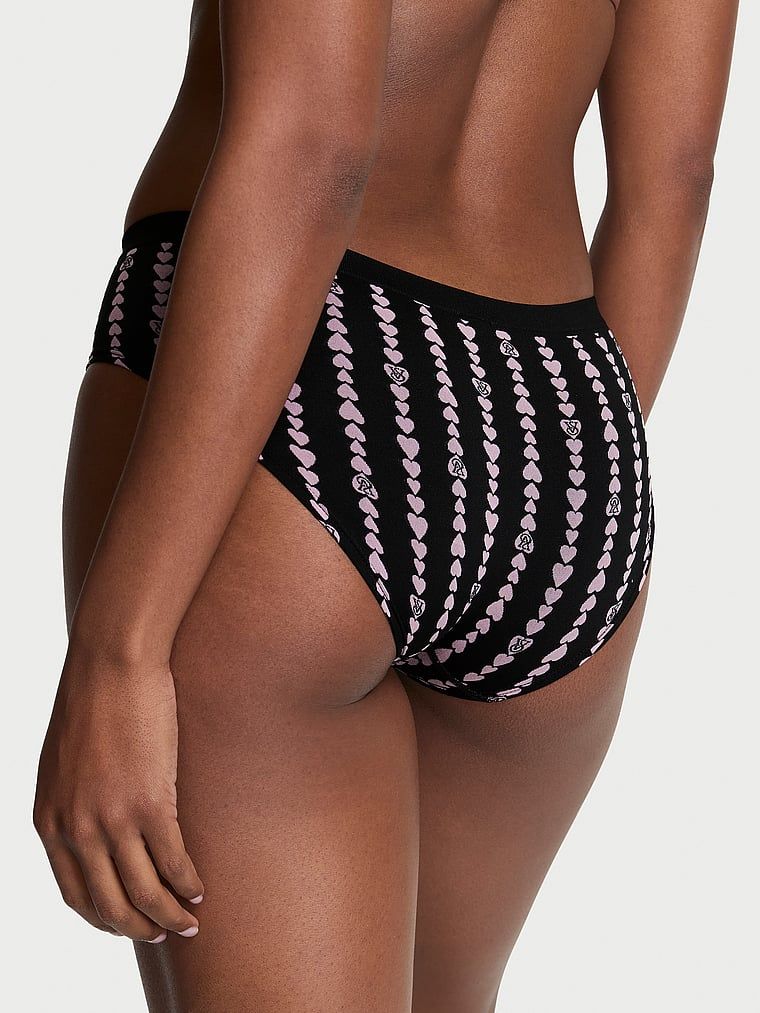 Majtki Seamless Heart Stripe Hiphugger. Produkt jest wzorzysty i pochodzi z kolekcji Seamless. 