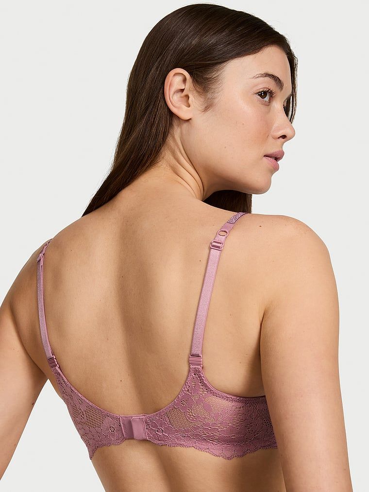 Dream Angels Biustonosz push-up koronkowy z błyszczącymi ramiączkami Twinkle Strap