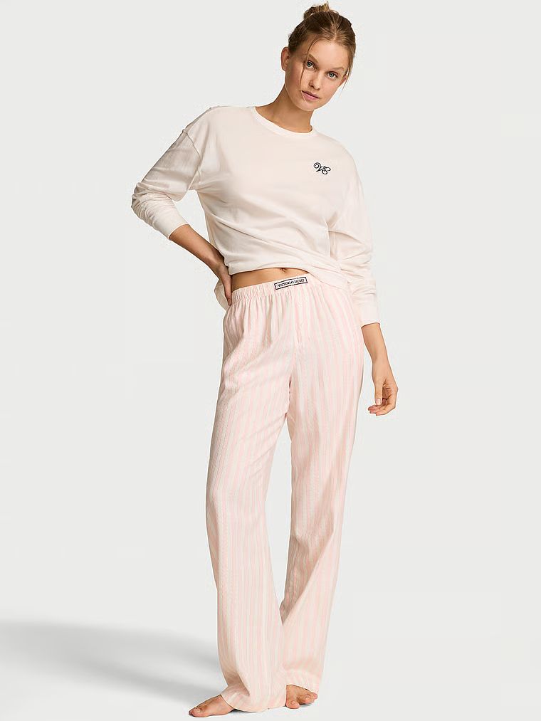 Victoria's Secret Piżama flanelowa długa Tee-Jama
