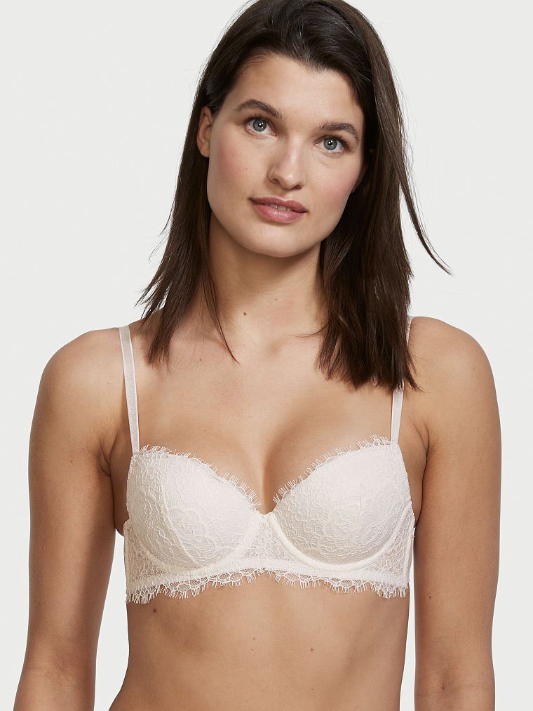 Dream Angels Biustonosz lekko usztywniany z koronką Lightly-Lined Lace Demi