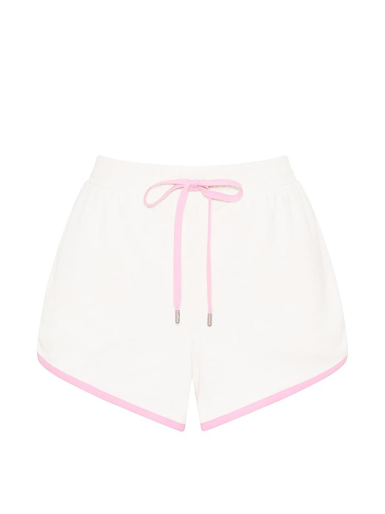 Szorty bawełniane Micro Terry. Produkt ma kolor biały i pochodzi z kolekcji Angel Essentials. 