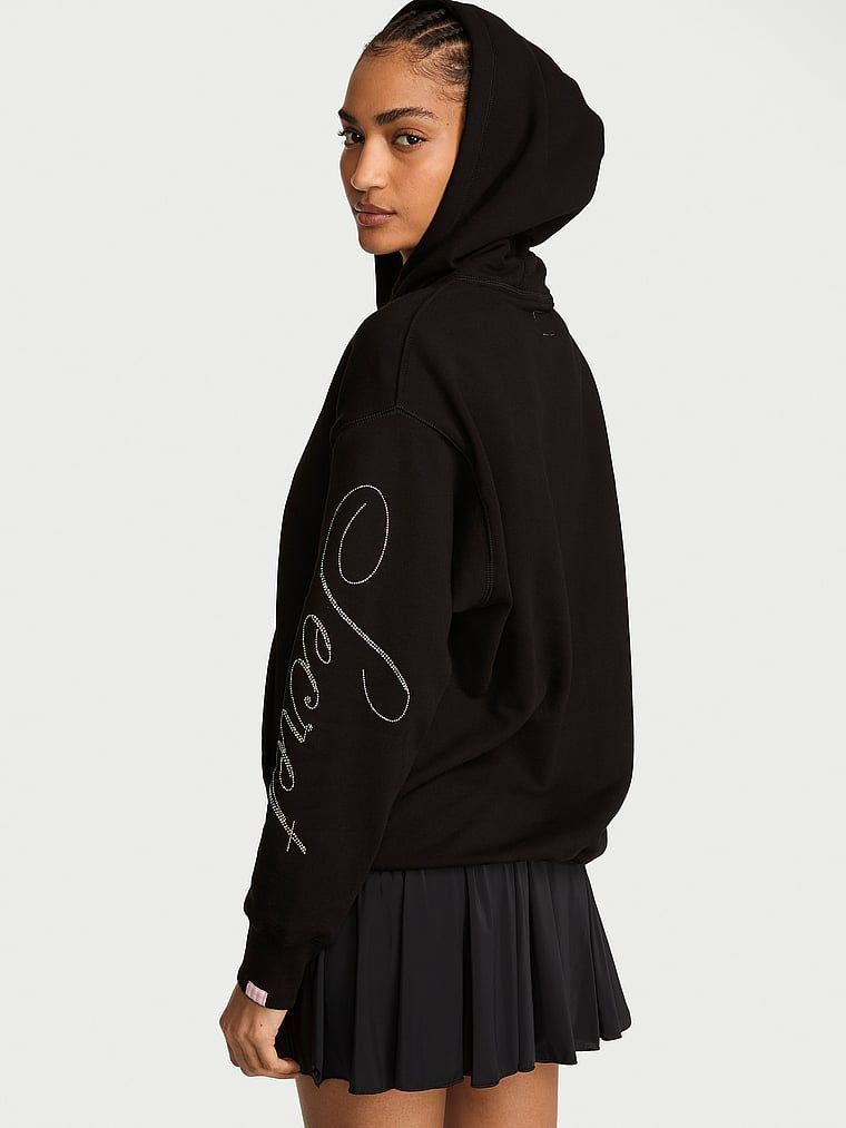 Bluza bawełniana z kapturem Iconic. Produkt ma kolor czarny i pochodzi z kolekcji Angel Essentials. 