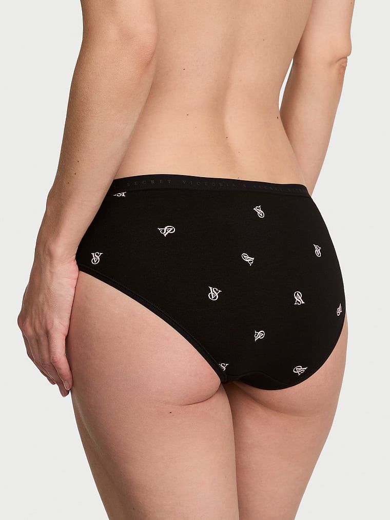 Majtki bawełniane Hiphugger. Produkt jest wzorzysty i pochodzi z kolekcji Victoria's Secret. 