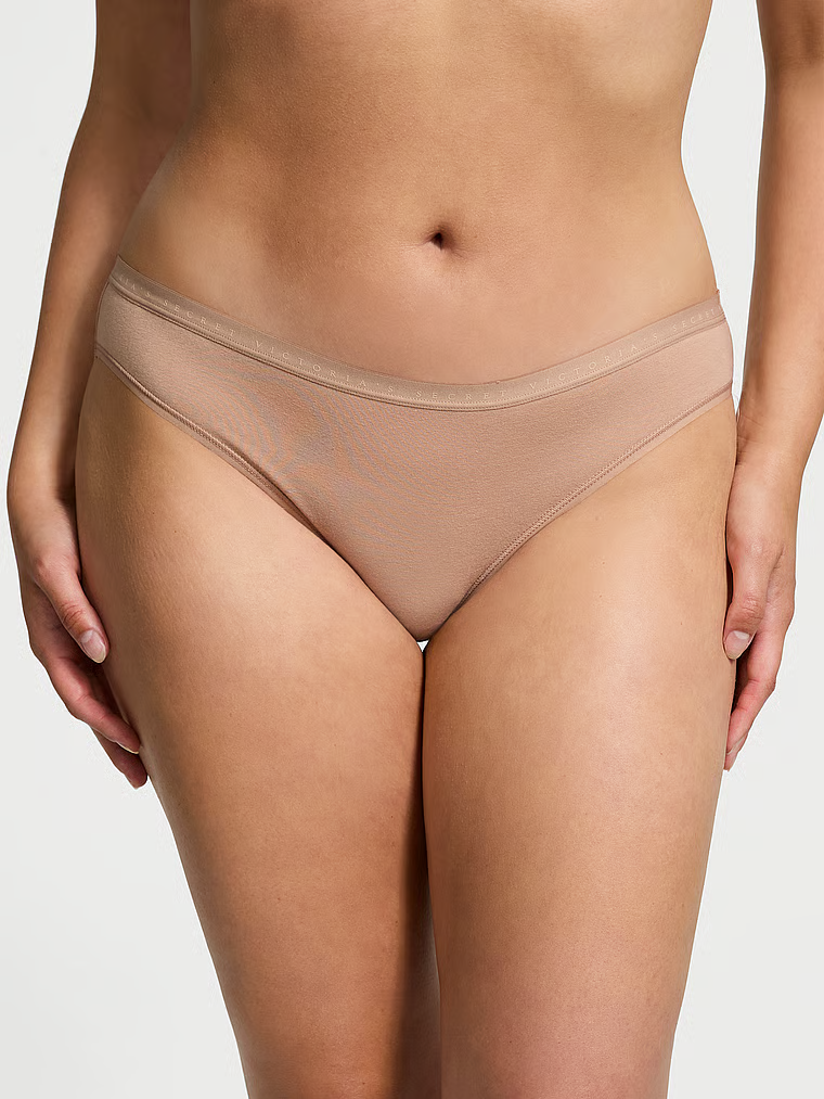 Victoria's Secret Majtki bawełniane Stretch Cotton Bikini