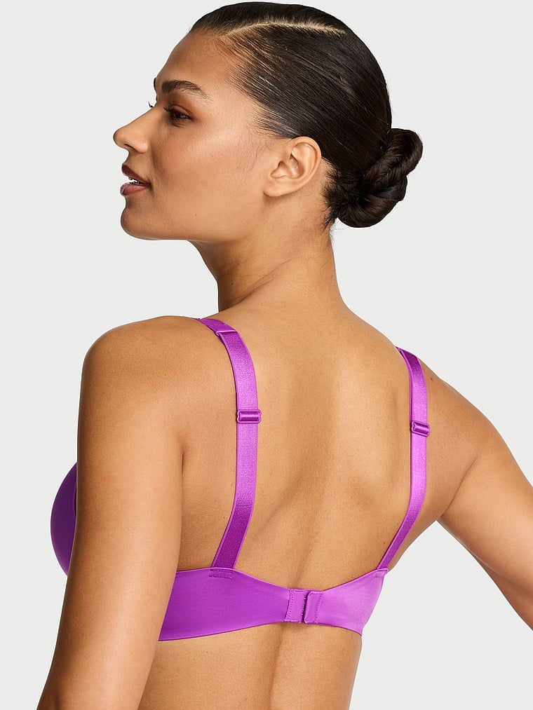 Biustonosz push-up Shine Strap. Produkt ma kolor fioletowy i pochodzi z kolekcji Very Sexy. 