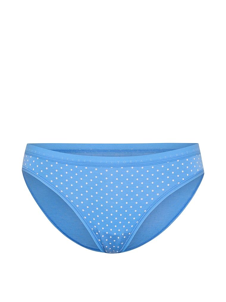 Majtki bawełniane Bikini. Produkt jest wzorzysty i pochodzi z kolekcji Victoria's Secret. 
