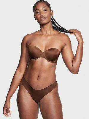 Victoria's Secret Bare Biustonosz push-up bez ramiączek Illusions Smooth
