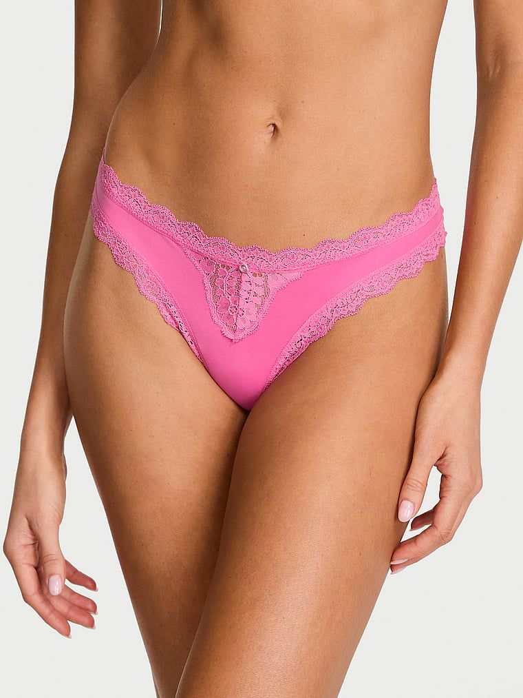 Dream Angels Stringi z koronką Lace Trim