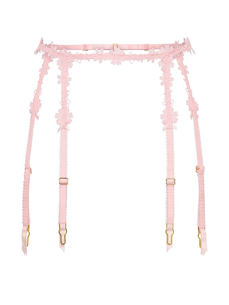 Pas do pończoch Blossom Embroidery. Produkt jest wzorzysty i pochodzi z kolekcji Dream Angels. 