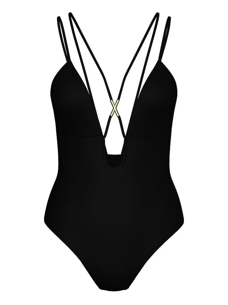 Strój kąpielowy jednoczęściowy Archives Sexy Straps. Produkt ma kolor wielobarwny i pochodzi z kolekcji Victoria's Secret Swim. 