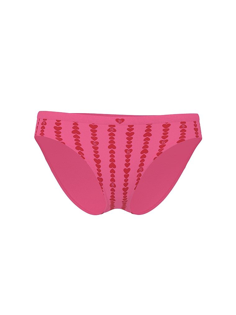Majtki Seamless Heart Stripe Bikini. Produkt jest wzorzysty i pochodzi z kolekcji Seamless. 