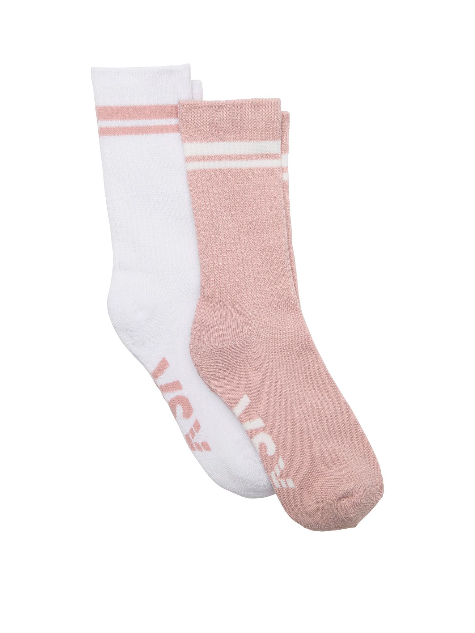 Skarpetki długie 2 pary. Produkt jest wzorzysty i pochodzi z kolekcji Victoria's Secret. 