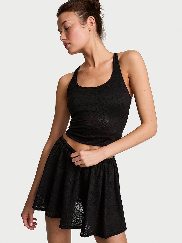 Spódniczka sportowa z szortami VSX Elevate Logo Lace. Produkt ma kolor czarny i pochodzi z kolekcji VSX. 
