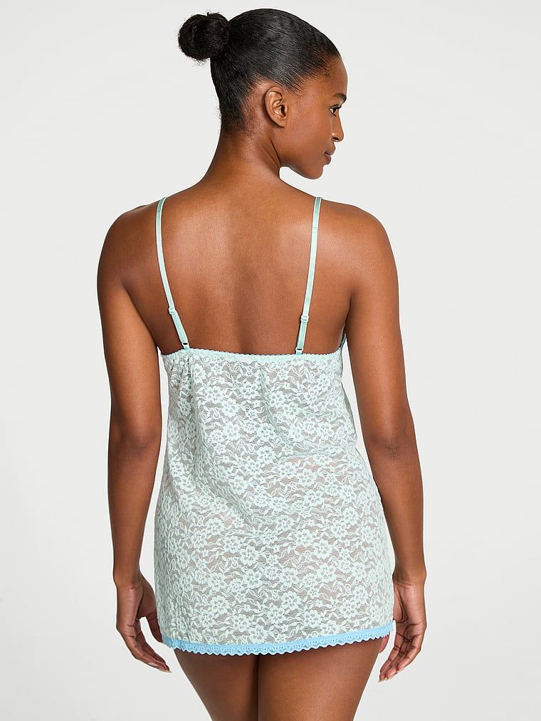 Victoria's Secret Koszulka nocna koronkowa Tease Blossom Slip