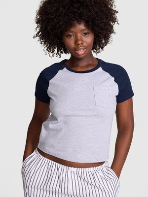 Bawełniany T-shirt do spania