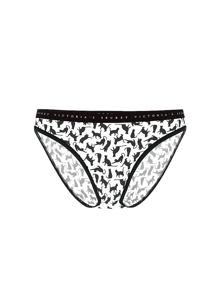 Majtki bawełniane Bikini. Produkt jest wzorzysty i pochodzi z kolekcji Victoria's Secret. 
