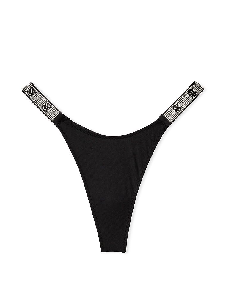 Very Sexy Stringi z błyszczącymi paskami Shine Strap