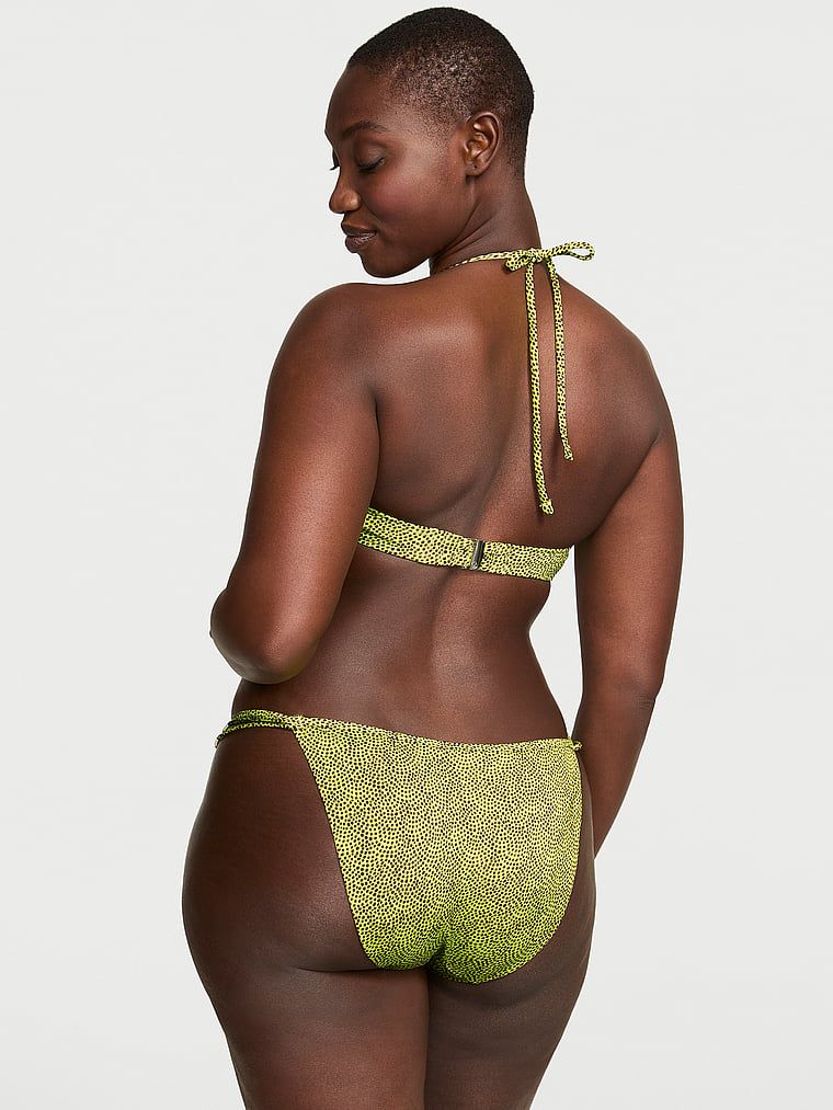 Góra od bikini opaska VS Archives Strappy. Produkt jest wzorzysty i pochodzi z kolekcji Victoria's Secret Swim. 