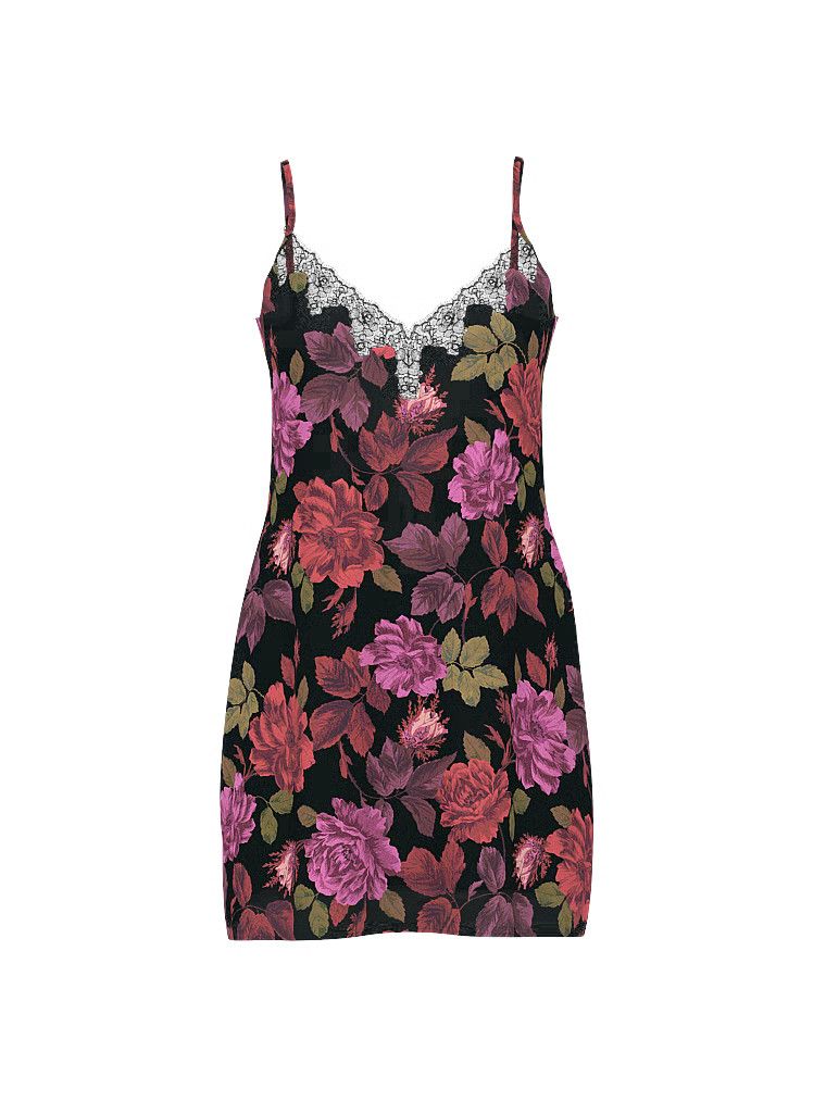 Very Sexy Koszulka nocna satynowa Satin and Rose Slip