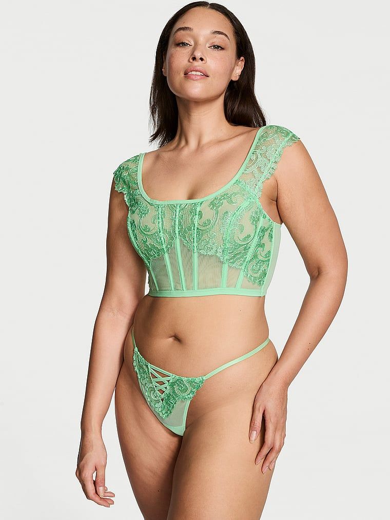 Dream Angels Top gorsetowy z minirękawkami Boho Floral