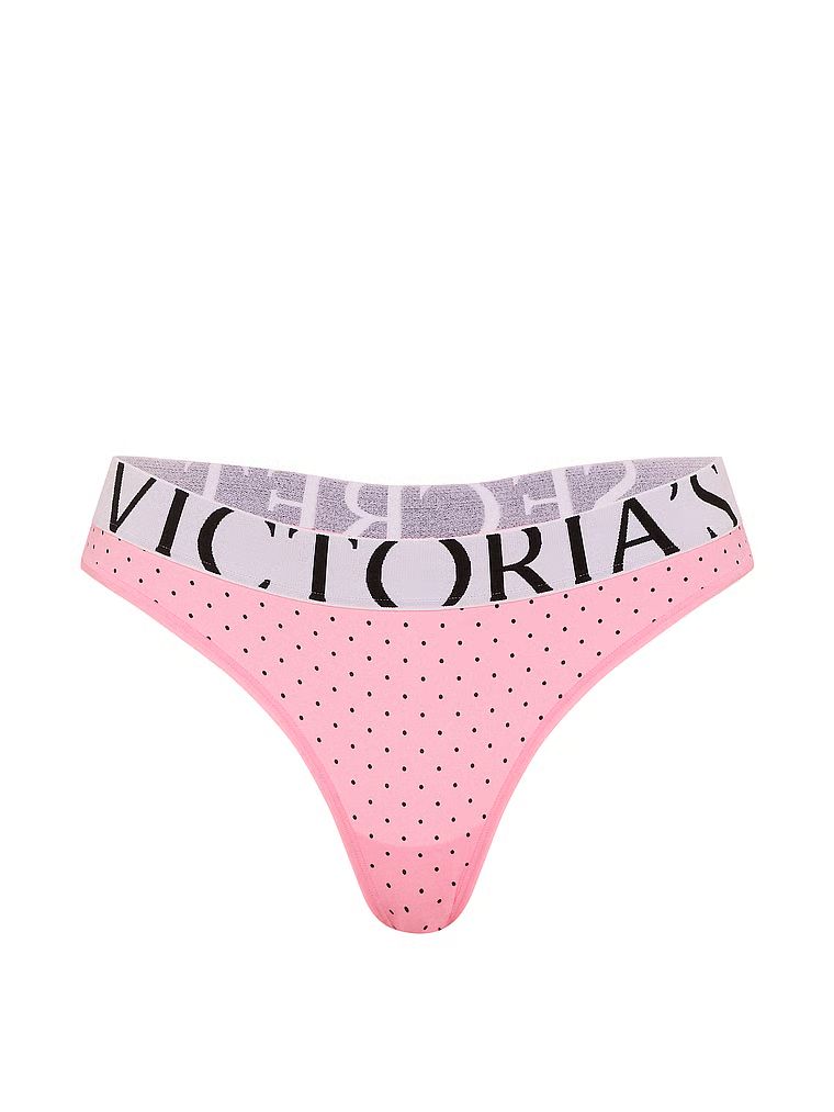 Stringi z logo Cool. Produkt ma kolor wzorzysty i pochodzi z kolekcji Victoria's Secret. 