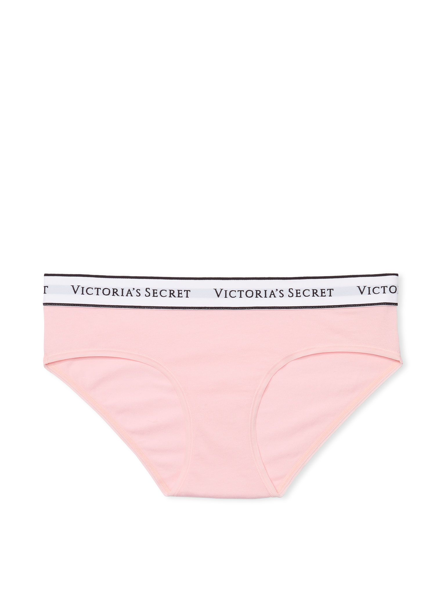 Majtki bawełniane z logo w talii Hiphugger. Produkt ma kolor różowy i pochodzi z kolekcji Cotton. 