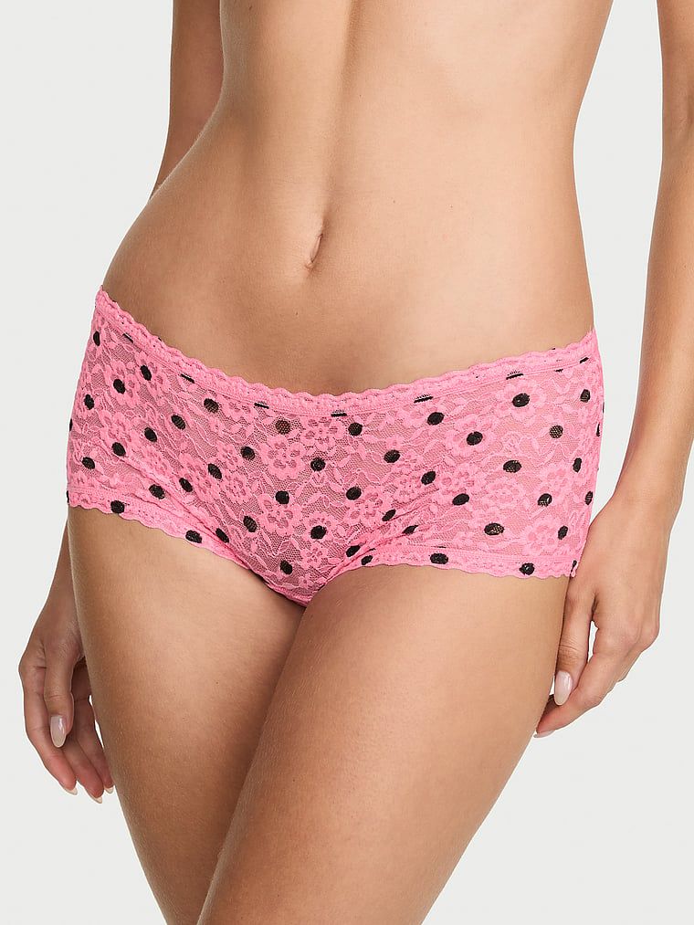 Lacie Majtki koronkowe szorty z niskim stanem Boyshort
