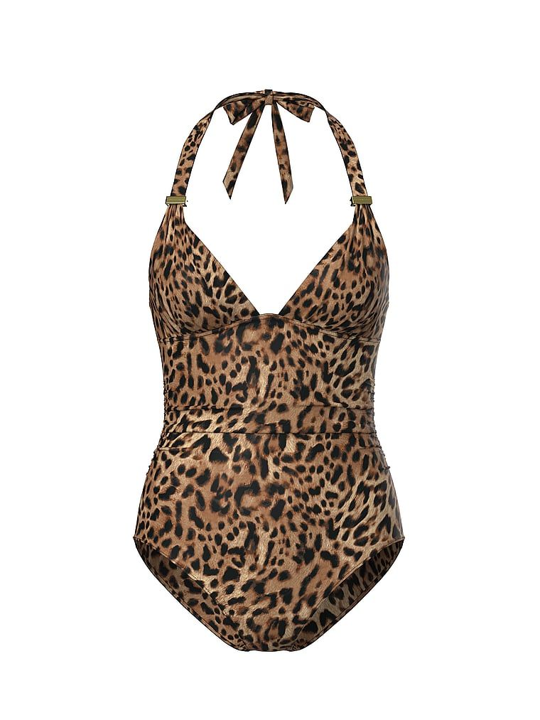 Strój kąpielowy jednoczęściowy Ultimate Harlow. Produkt jest wzorzysty i pochodzi z kolekcji Victoria's Secret Swim. 