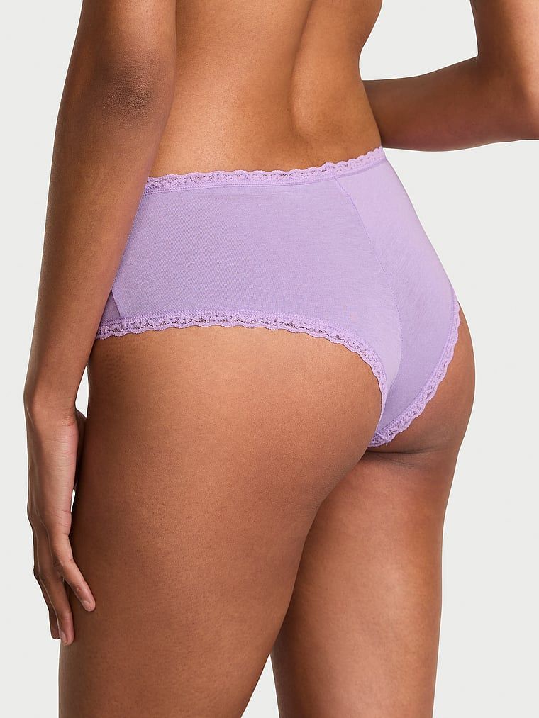 Majtki bawełniane Bow Cheeky. Produkt ma kolor purpurowy i pochodzi z kolekcji Lacie. 