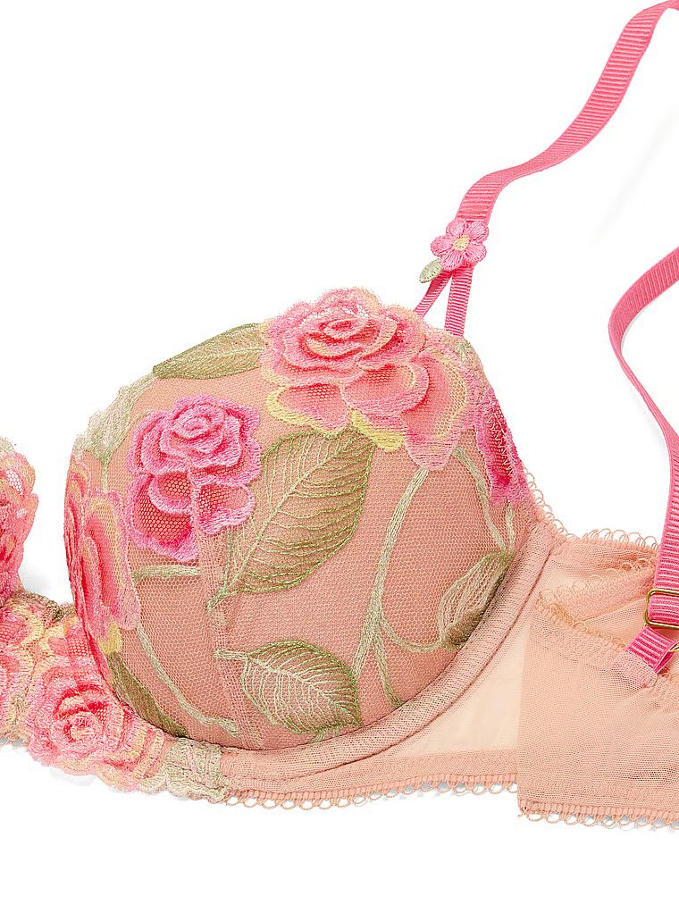 Biustonosz lekko usztywniany Sweet Melody Demi. Produkt jest wzorzysty i pochodzi z kolekcji Dream Angels. 