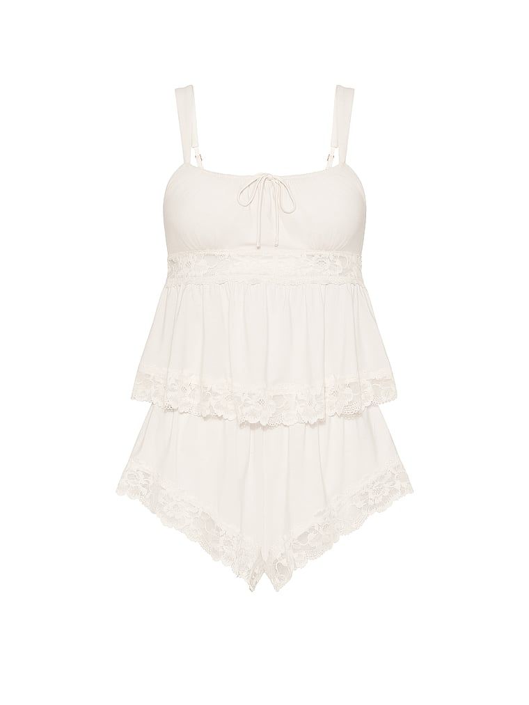 Zestaw z modalu do spania SoSoft. Produkt ma kolor biały i pochodzi z kolekcji Victoria's Secret. 