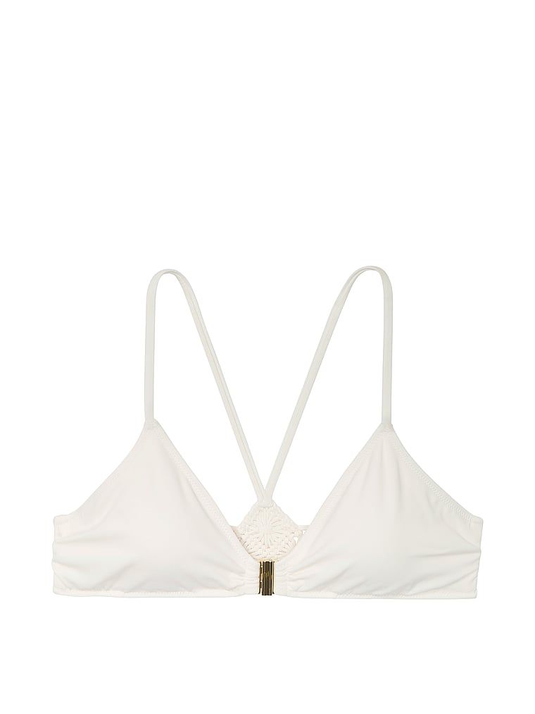 Góra od bikini Archives Beach Macrame. Produkt ma kolor biały i pochodzi z kolekcji Victoria's Secret Swim. 