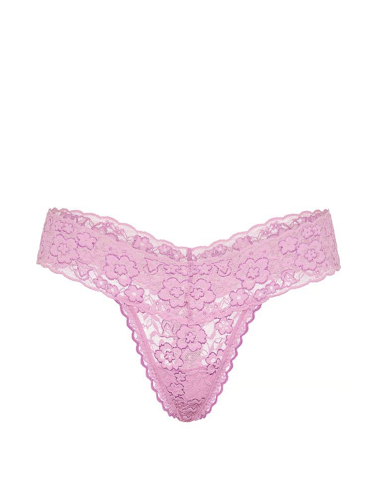 Stringi koronkowe Lace. Produkt ma kolor różowy i pochodzi z kolekcji Lacie. 