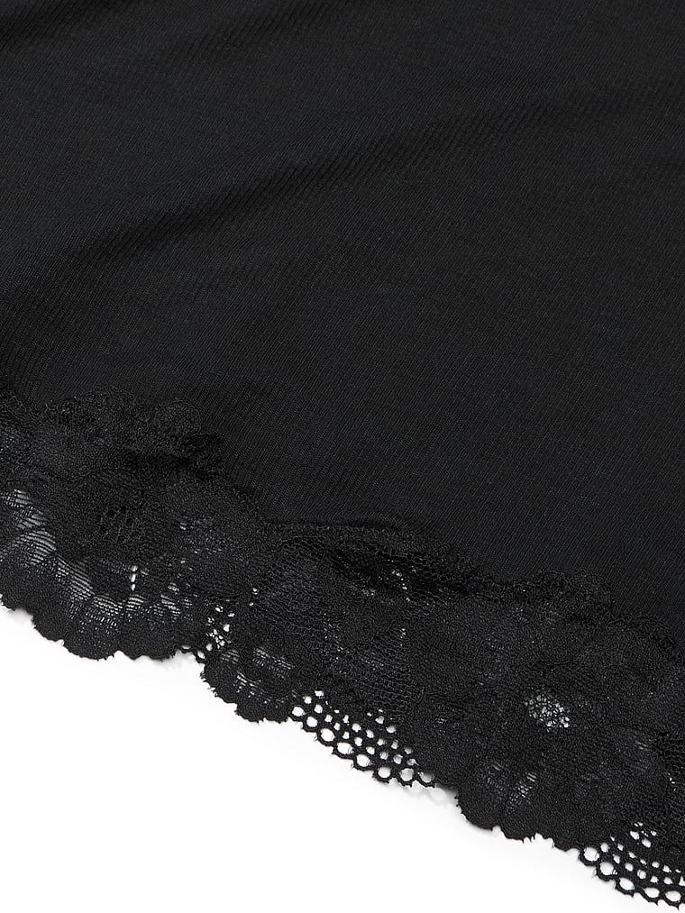 Victoria's Secret Koszulka nocna z modalu z koronką Cross-Back Slip