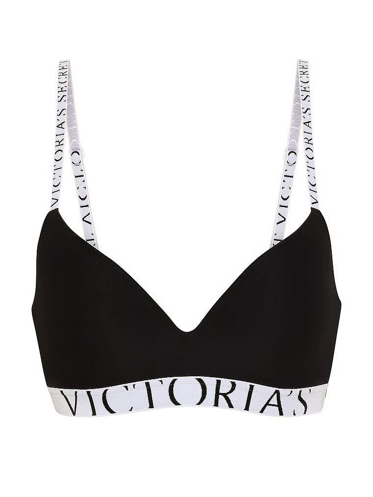 Biustonosz lekko usztywniany bez fiszbin CoolBra. Produkt ma kolor czarny i pochodzi z kolekcji T-shirt. 