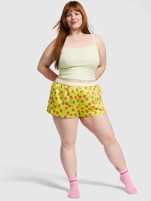 PINK Szorty od piżamy z lyocellu