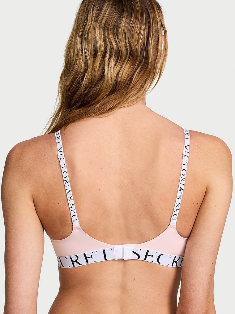 Biustonosz lekko usztywniany CoolBra Demi. Produkt ma kolor różowy i pochodzi z kolekcji T-shirt. 