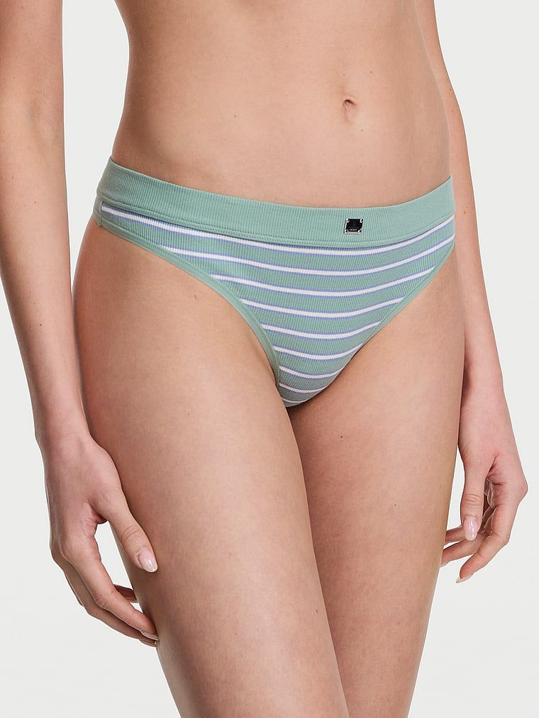 Stringi bawełniane prążkowane z logo Hardware. Produkt ma wzór w paski i pochodzi z kolekcji Cotton. 