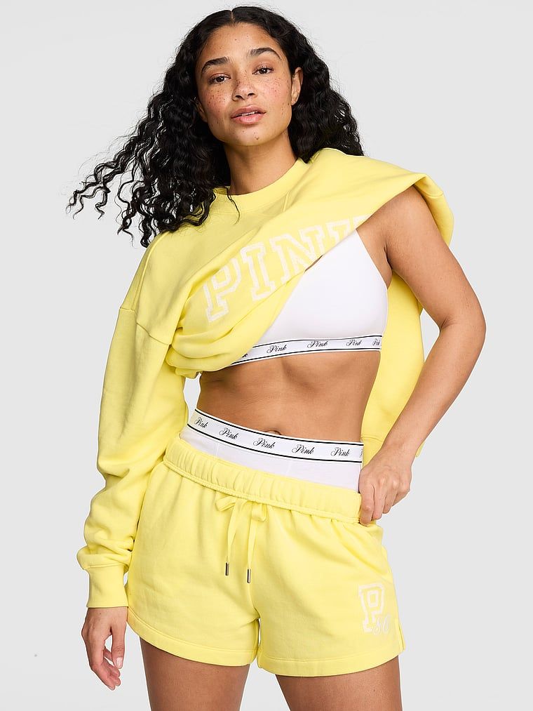 Szorty z wywijanym pasem Campus Fleece