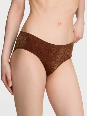 Seamless Majtki z błyszczącego materiału Shimmer Hiphugger