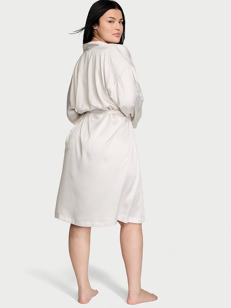 Victoria's Secret Szlafrok satynowy Midi