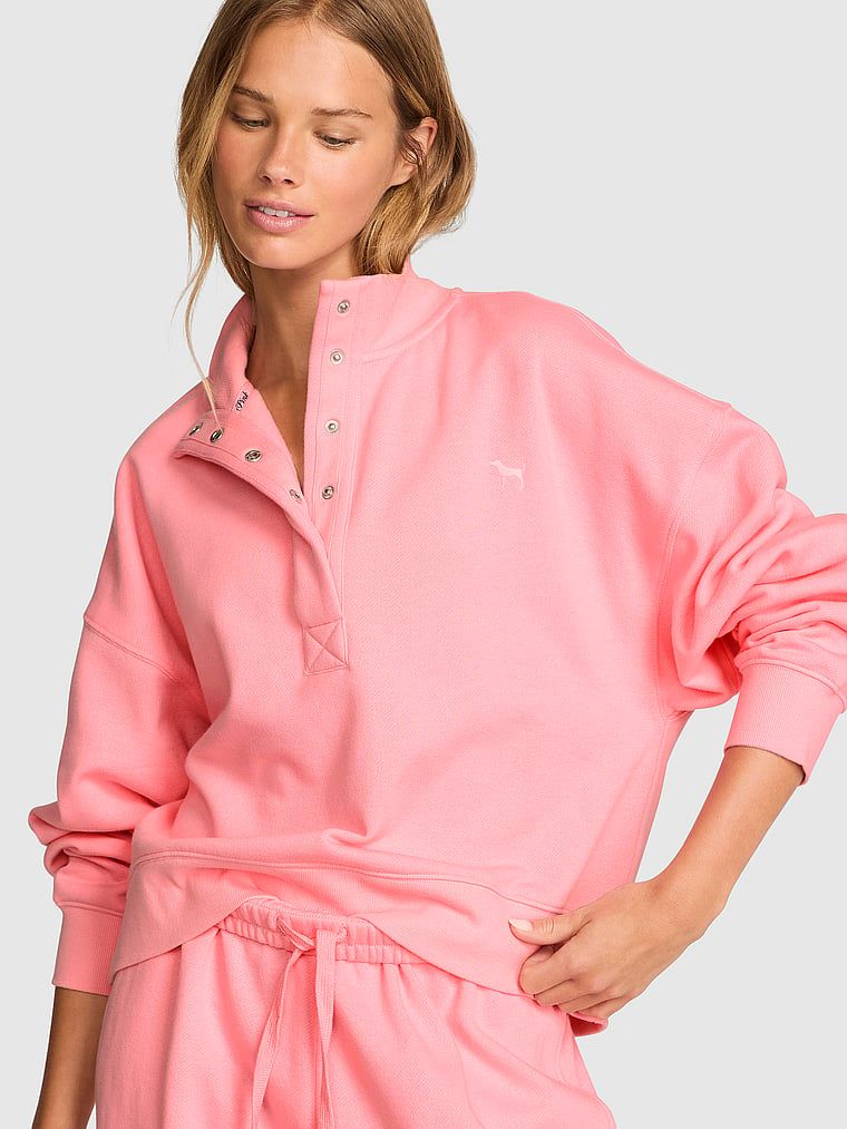 Bluza zapinana na napy Campus Fleece