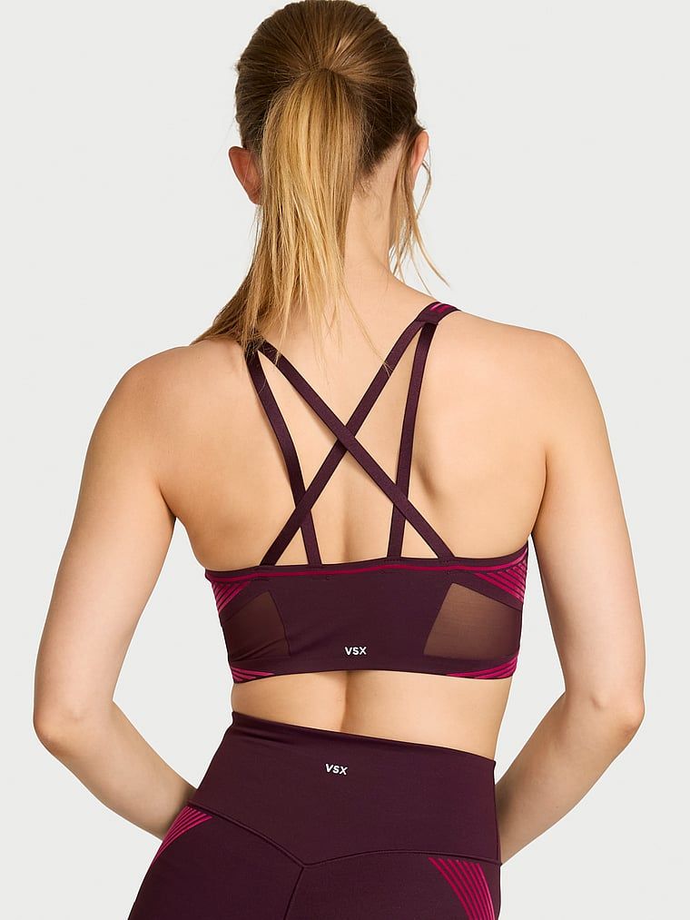 Biustonosz sportowy VSX Elevate Refined Contours. Produkt ma kolor purpurowy i pochodzi z kolekcji VSX. 