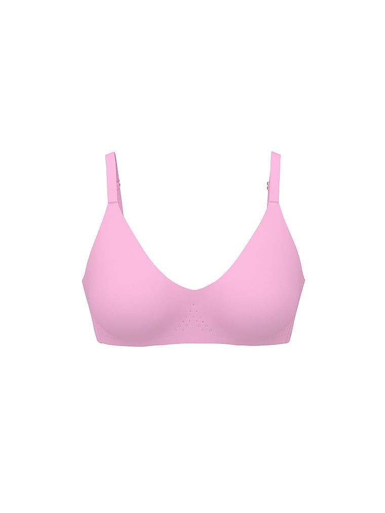 Biustonosz sportowy z dekoltem V VSX Featherweight. Produkt ma kolor purpurowy i pochodzi z kolekcji VSX. 