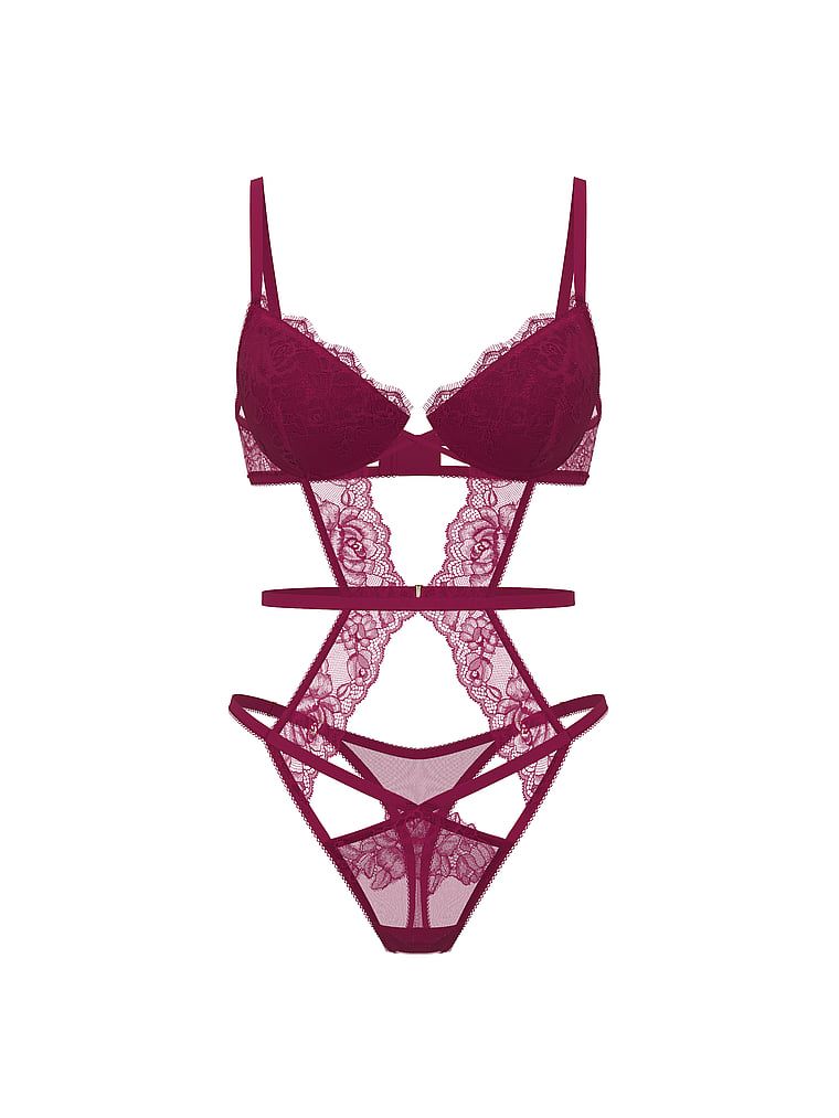 Very Sexy Body koronkowe Rose Lace Strappy