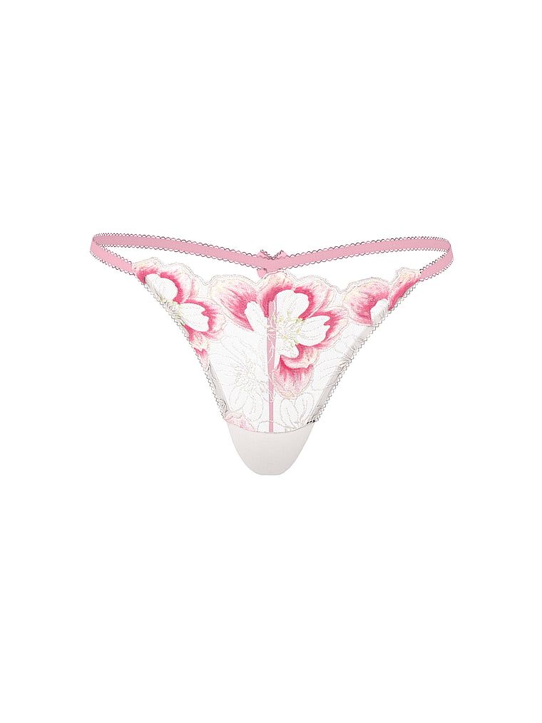 Stringi Peony Embroidery. Produkt jest wzorzysty i pochodzi z kolekcji Dream Angels. 
