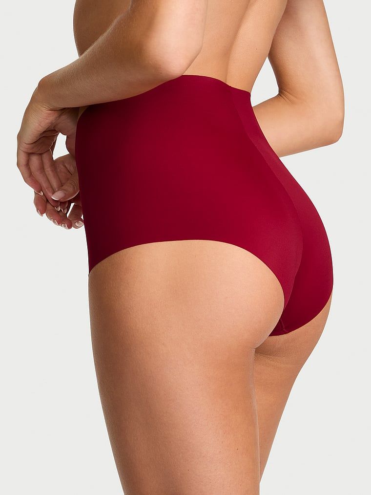 No-Show Majtki bezszwowe figi z wysokim stanem No-Show Heart